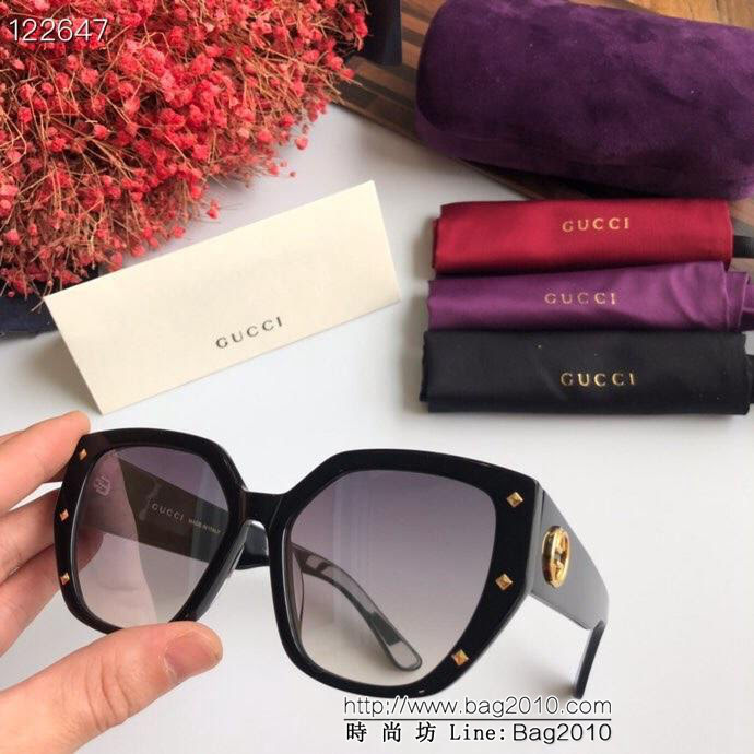 GUCCI古馳 新品 時尚百搭女款太陽鏡 GG0613  lly1240